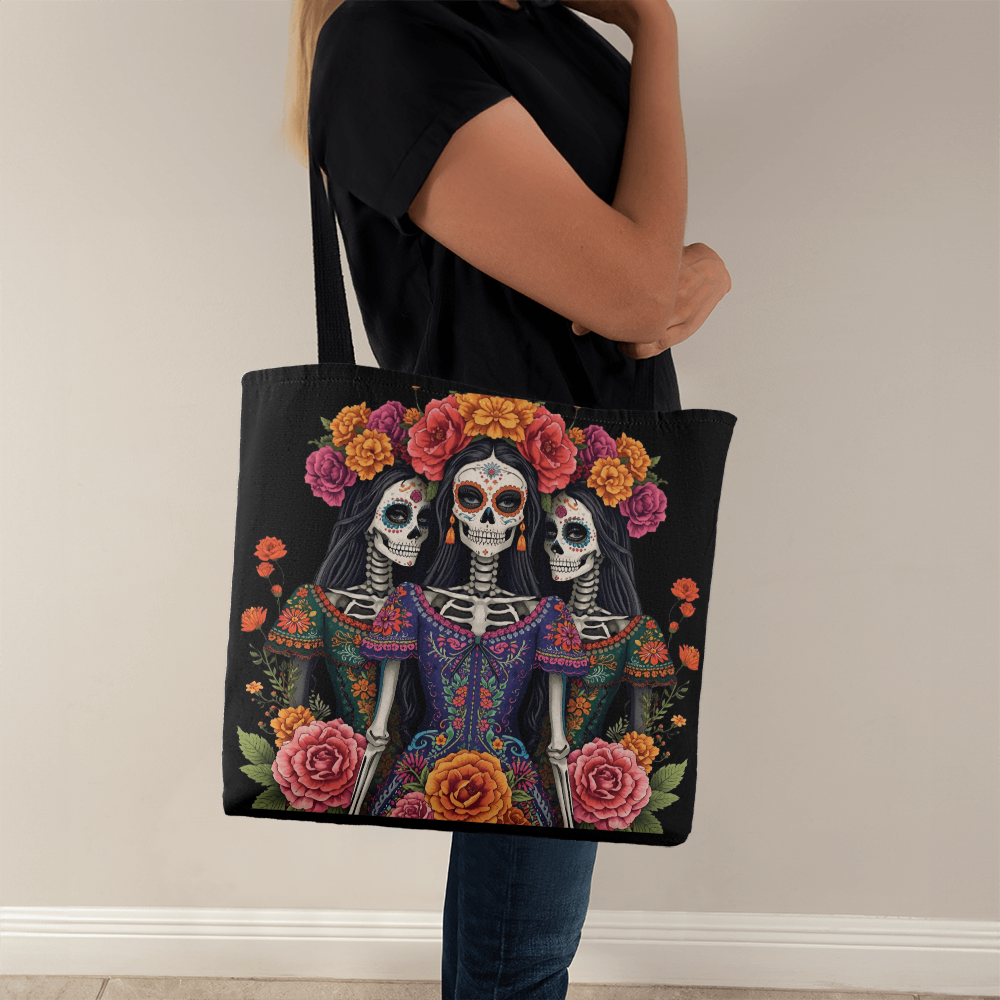 Calavera Sisters of Eternity - Halloween Totes - Candy Bag