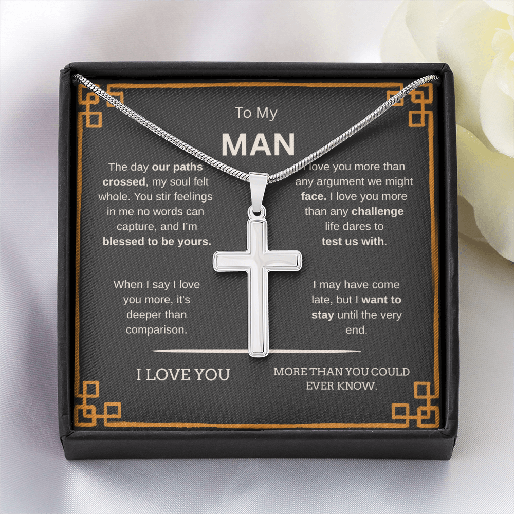 To My Man | Cross Snake Chain