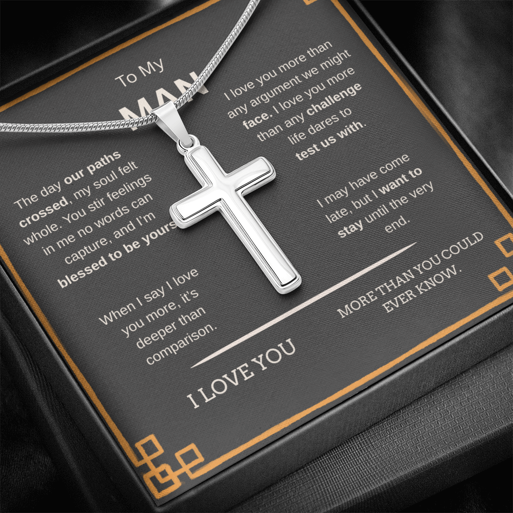 To My Man | Cross Snake Chain