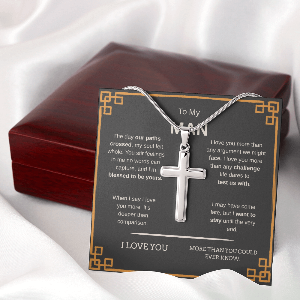 To My Man | Cross Snake Chain