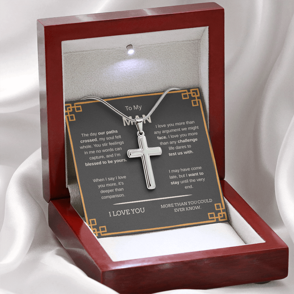 To My Man | Cross Snake Chain