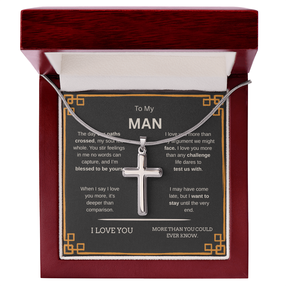 To My Man | Cross Snake Chain