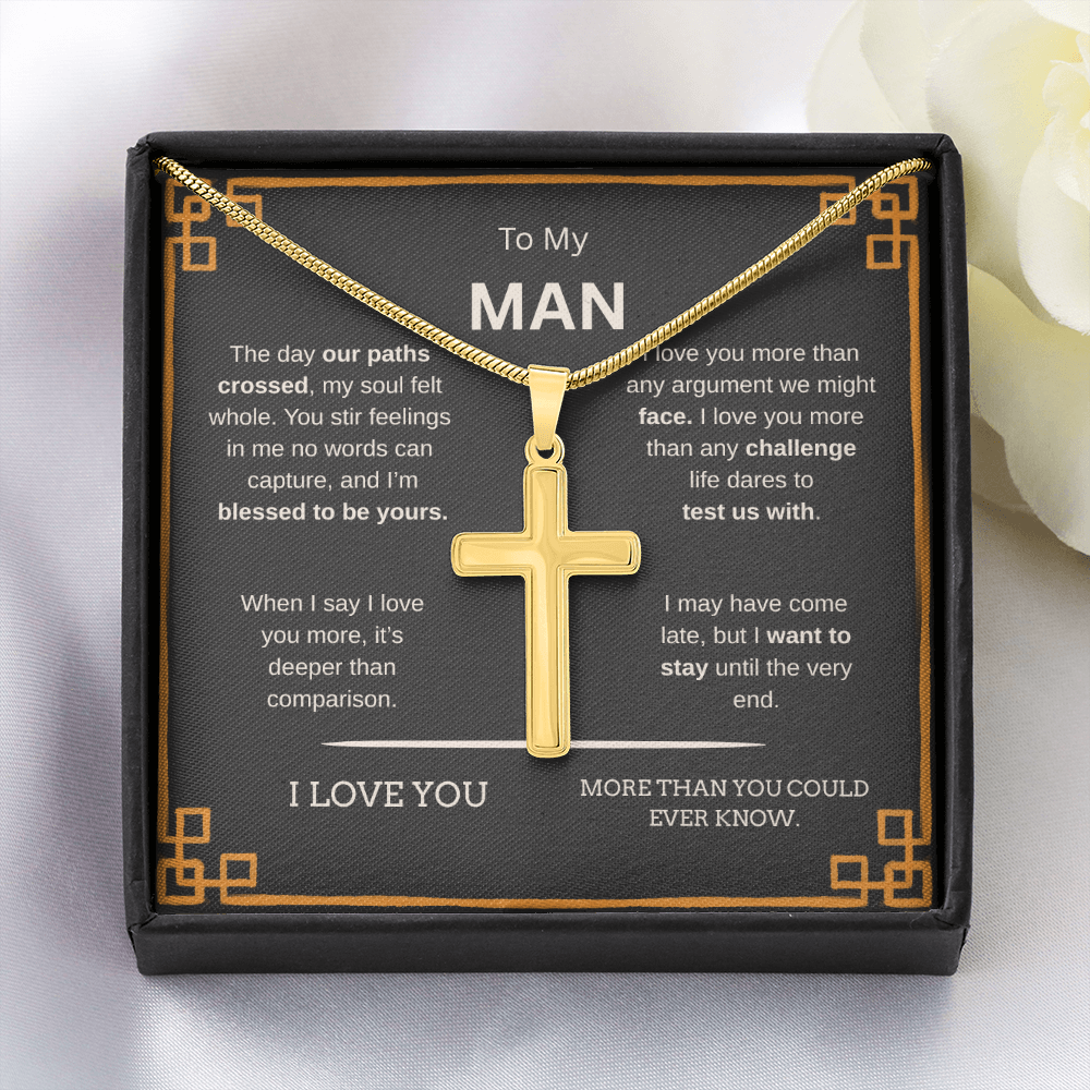 To My Man | Cross Snake Chain