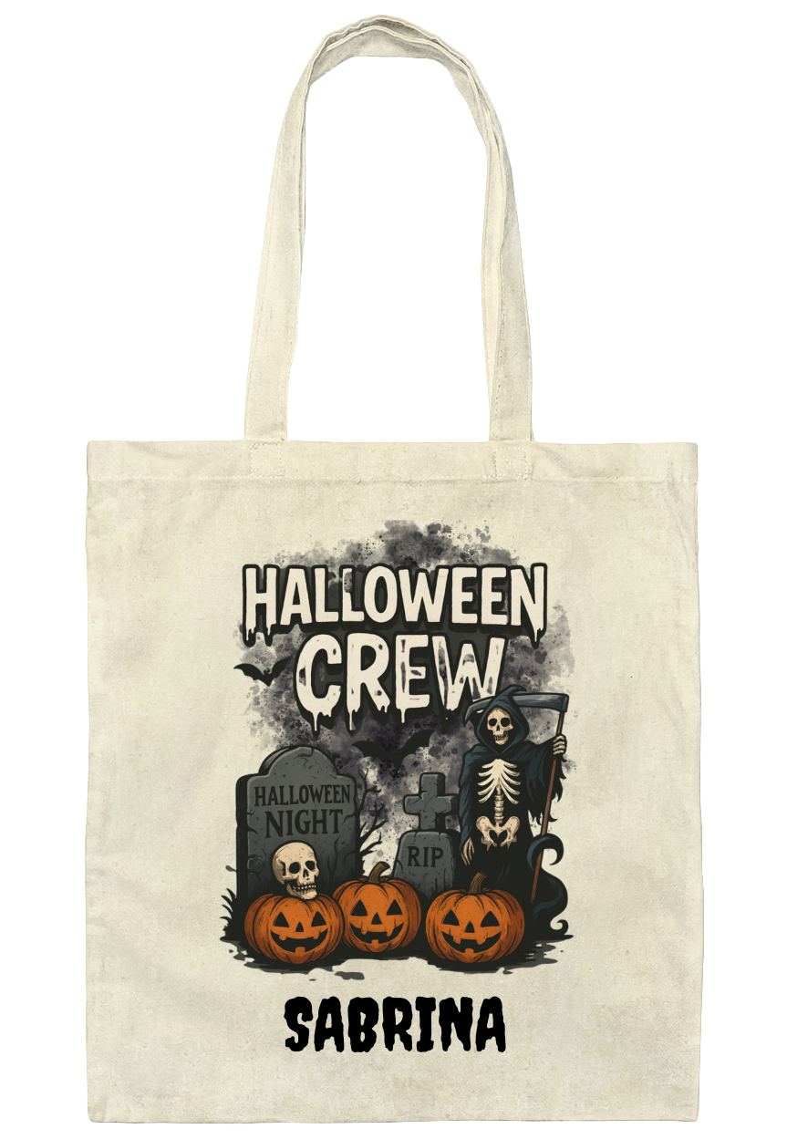 Personalized Halloween Treat-or-Treat Bag | Custom Name Tote