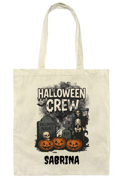 Personalized Halloween Treat-or-Treat Bag | Custom Name Tote