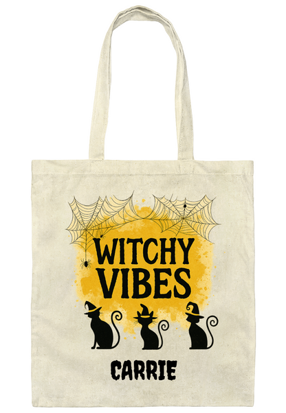 Personalized Halloween Treat-or-Treat Bag | Custom Name Tote