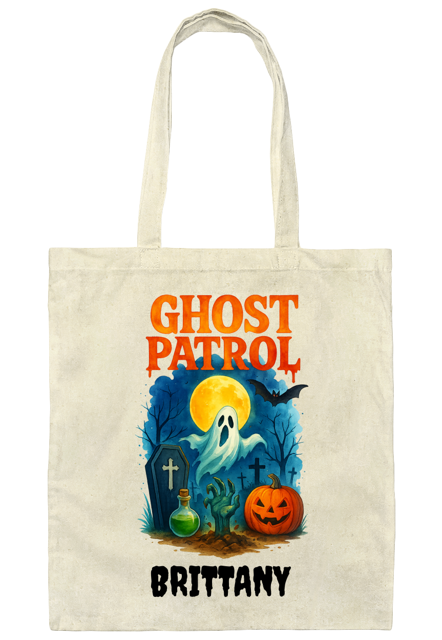 Personalized Halloween Treat-or-Treat Bag | Custom Name Tote