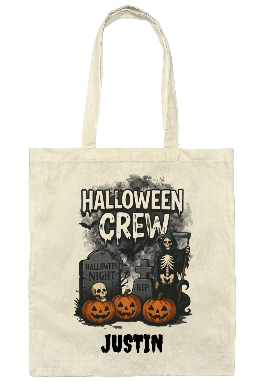 Personalized Halloween Treat-or-Treat Bag | Custom Name Tote