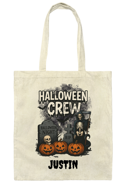 Personalized Halloween Treat-or-Treat Bag | Custom Name Tote