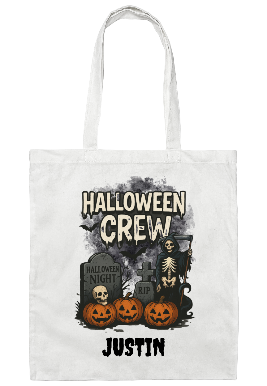 Personalized Halloween Treat-or-Treat Bag | Custom Name Tote