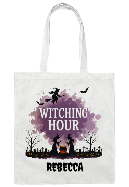 Personalized Halloween Treat-or-Treat Bag | Custom Name Tote
