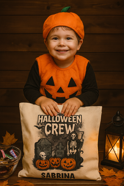 Personalized Halloween Treat-or-Treat Bag | Custom Name Tote