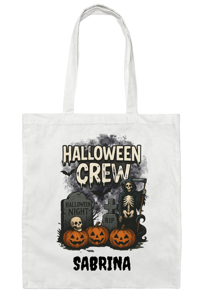 Personalized Halloween Treat-or-Treat Bag | Custom Name Tote