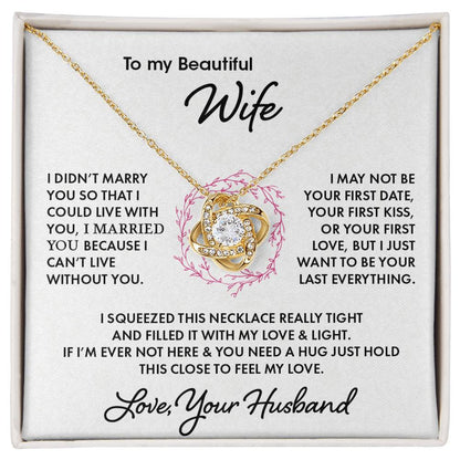 To My Wife | Love Knot Necklace