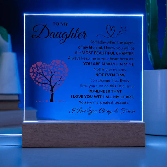 To My Daughter | Acrylic Plaque