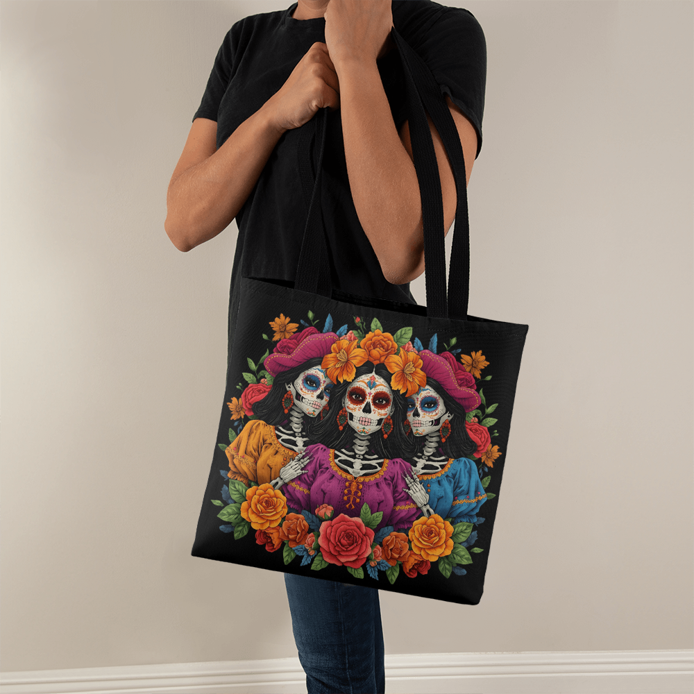 Day of the Dead - Día de los Muertos - Halloween Tote - Candy Bag