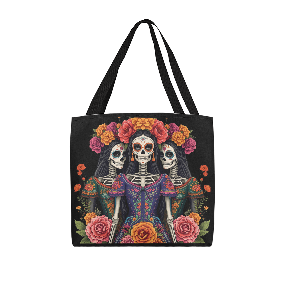 Calavera Sisters of Eternity - Halloween Totes - Candy Bag