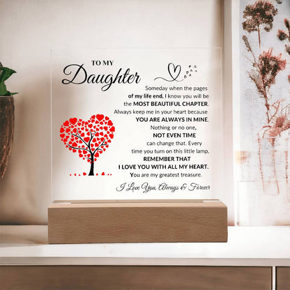 To My Daughter | Acrylic Plaque