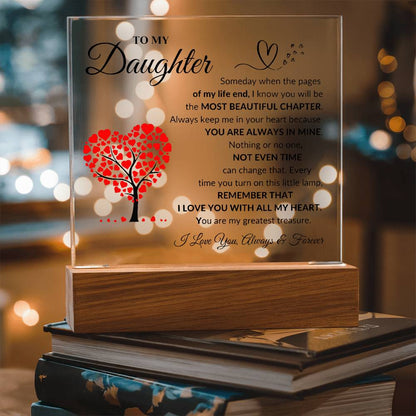 To My Daughter | Acrylic Plaque