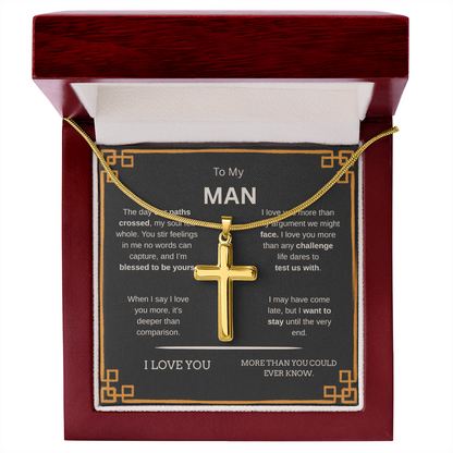 To My Man | Cross Snake Chain