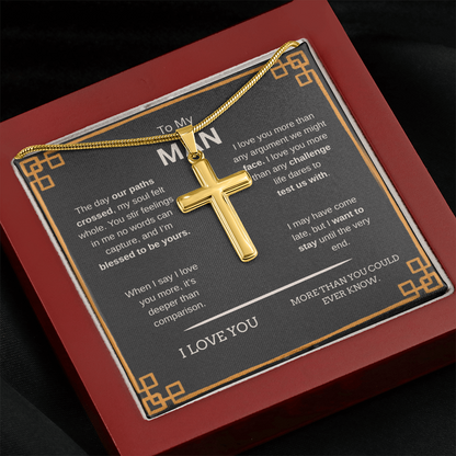 To My Man | Cross Snake Chain