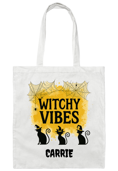 Personalized Halloween Treat-or-Treat Bag | Custom Name Tote