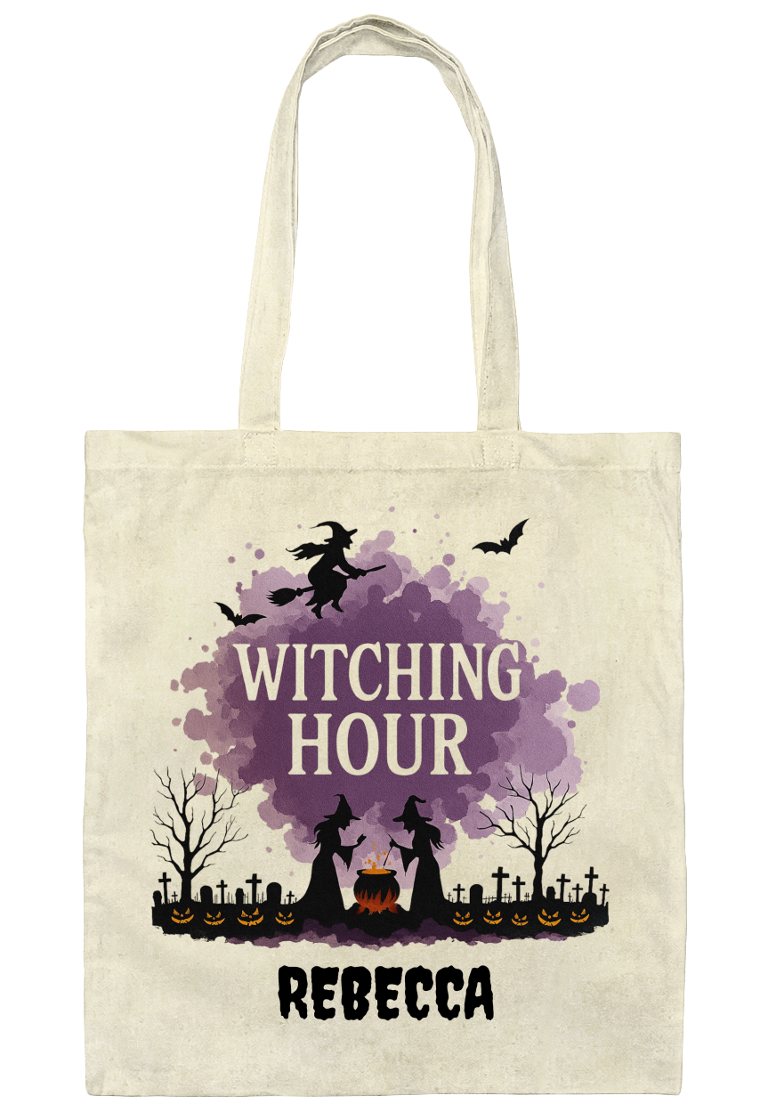 Personalized Halloween Treat-or-Treat Bag | Custom Name Tote