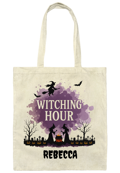 Personalized Halloween Treat-or-Treat Bag | Custom Name Tote
