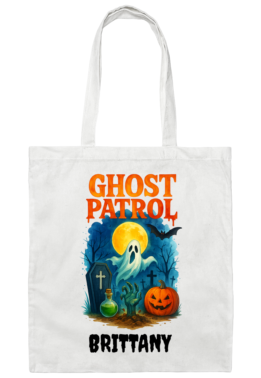 Personalized Halloween Treat-or-Treat Bag | Custom Name Tote
